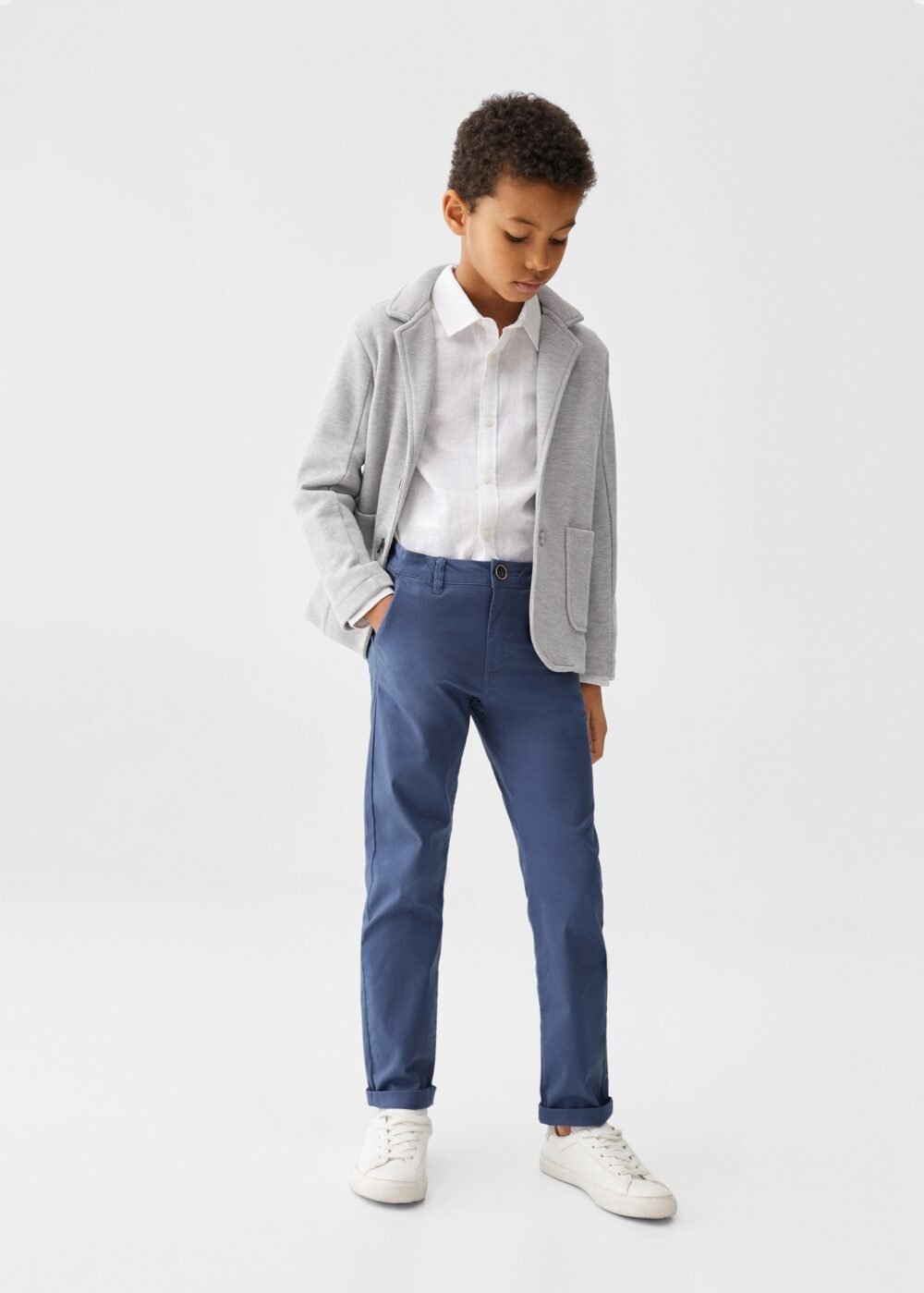 Pavilion Stylish Kids' Grey Blazer - Image 5