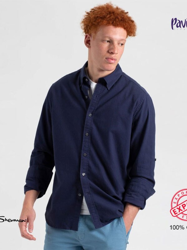 BEN SHERMAN Long Sleeve Shirt 100% Cotton Export Quality in Stock For men's SN- 42